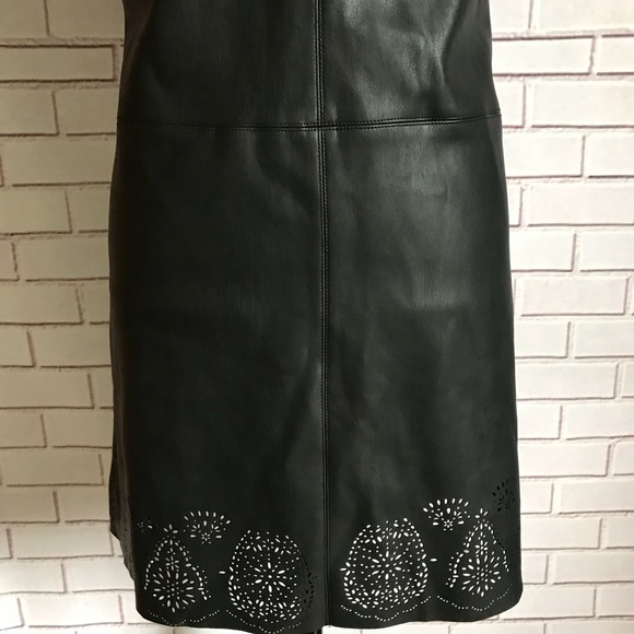 🔴 SOLD 🔴Zara Faux Leather Dress - Picture 5 of 7